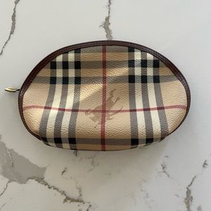 Burberry makeup pouch. Excellent condition.